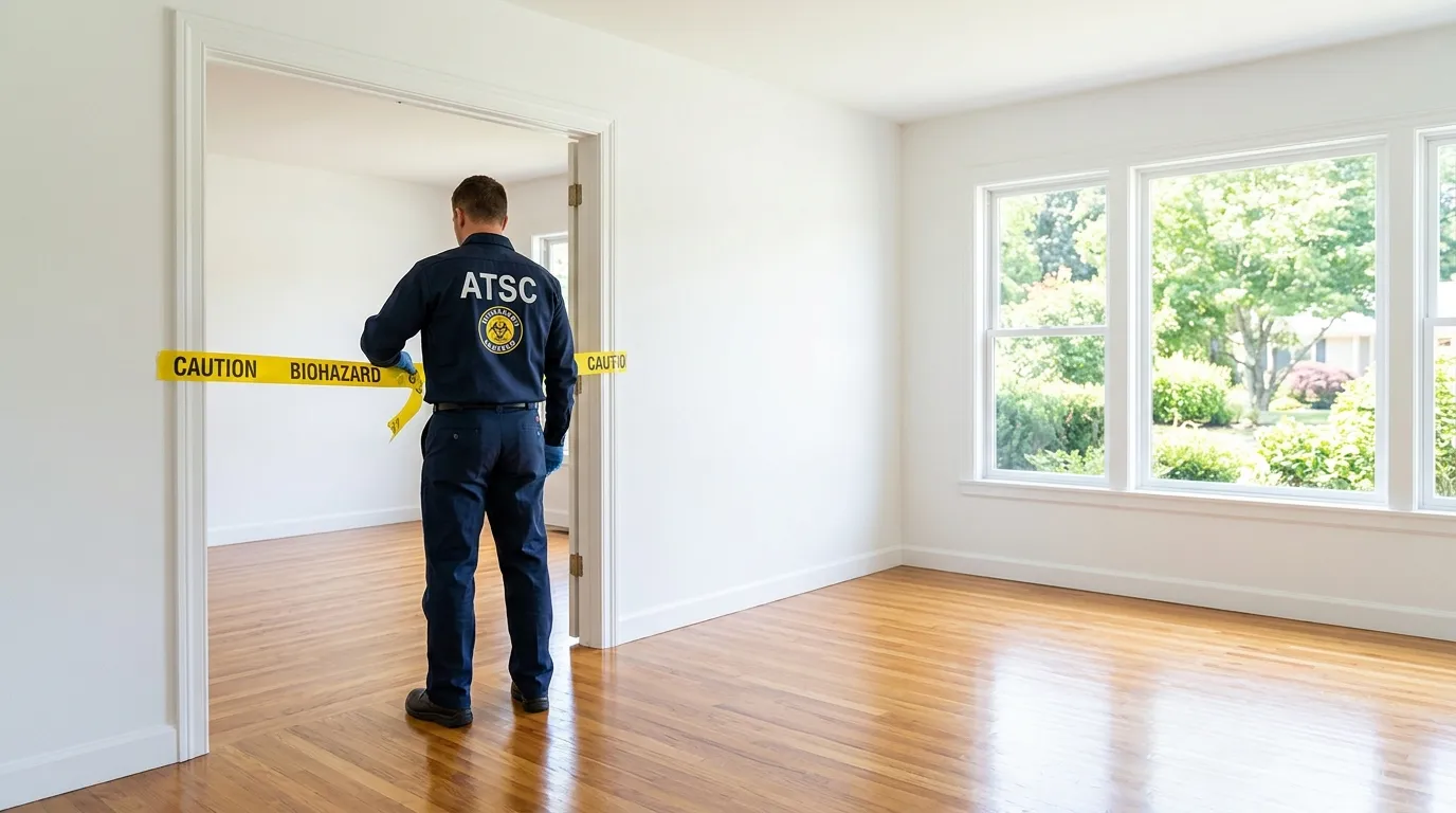 Certified biohazard cleanup crew performing Crime Scene Cleanup in Anna